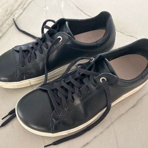 Birkenstock Bend Low Leather Navy Midnight Blue 44 sneakers